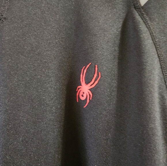 Spyder Men's Athletic Techwear Long Sleeve Black Microfleece Shirt Size Large - Picture 5 of 11